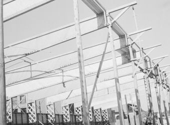 Bygging av Landsutstillingen 1940.