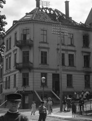 Brannskadet bygård