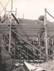 Byggingen av Landsutstillingen 1940.