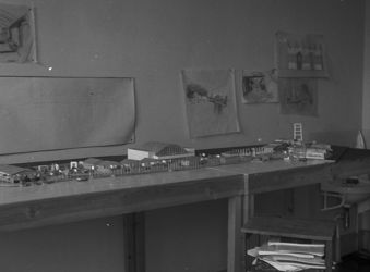 Modell av Landsutstillingen 1940.