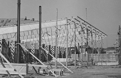 Bygging av Landsutstillingen 1940.