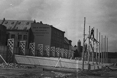 Bygging av Landsutstillingen 1940.