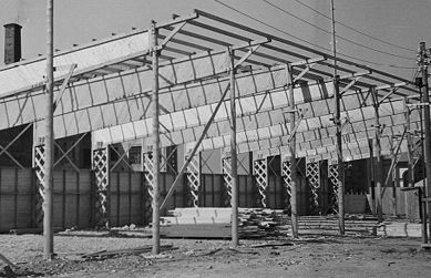 Bygging av Landsutstillingen 1940.