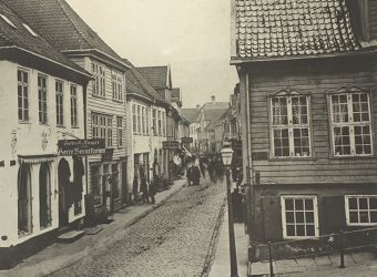 Strandgaten omkring 1870