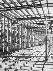 Bygningsarbeid Landsutstillingen.