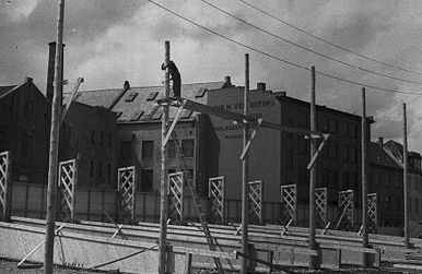 Bygging av Landsutstillingen 1940.