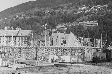 Bygging av Landsutstillingen 1940.