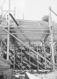 Byggearbeid Landsutstillingen.