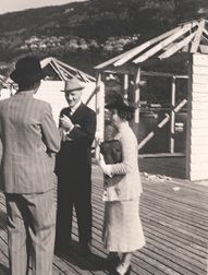 Byggingen av Landsutstillingen 1940.