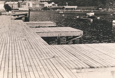 Byggingen av Landsutstillingen 1940.