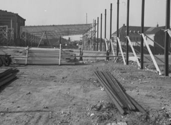 Bygging av Landsutstillingen 1940.