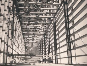 Byggingen av Landsutstillingen 1940.