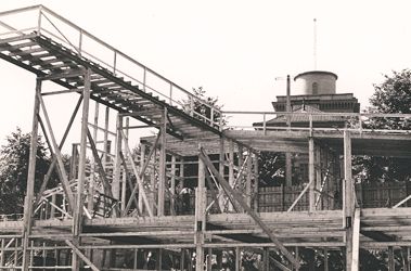 Byggingen av Landsutstillingen 1940.