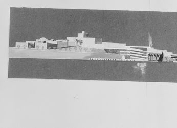 Tegning Landsutstillingen 1940.