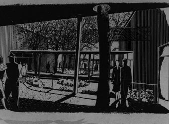 Tegning til Landsutstillingen 1940.