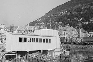 Bygging av Landsutstillingen 1940.