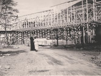 Byggingen av Landsutstillingen 1940.