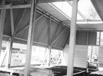 Bygningsarbeid Landsutstillingen.